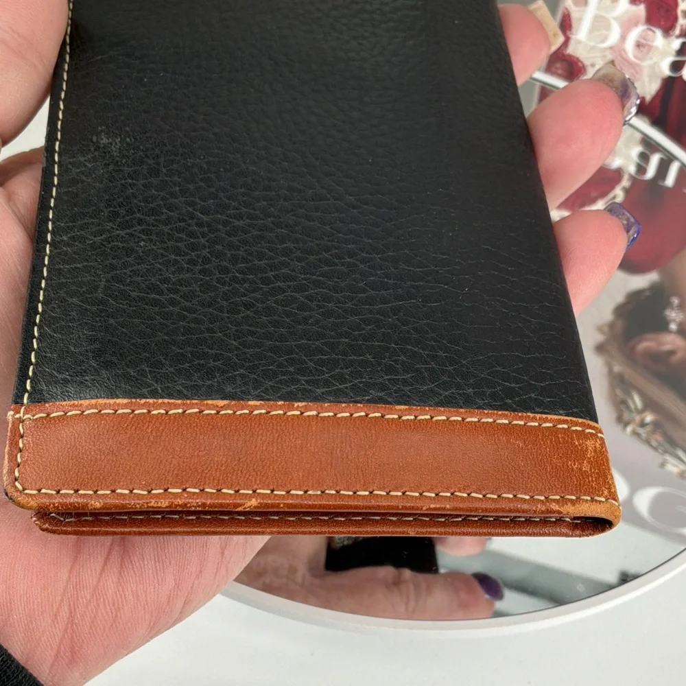 Dior Black and Brown Wallet Vintage